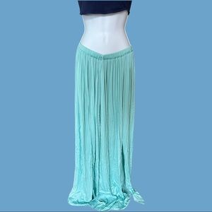 Teal Maxi Skirt